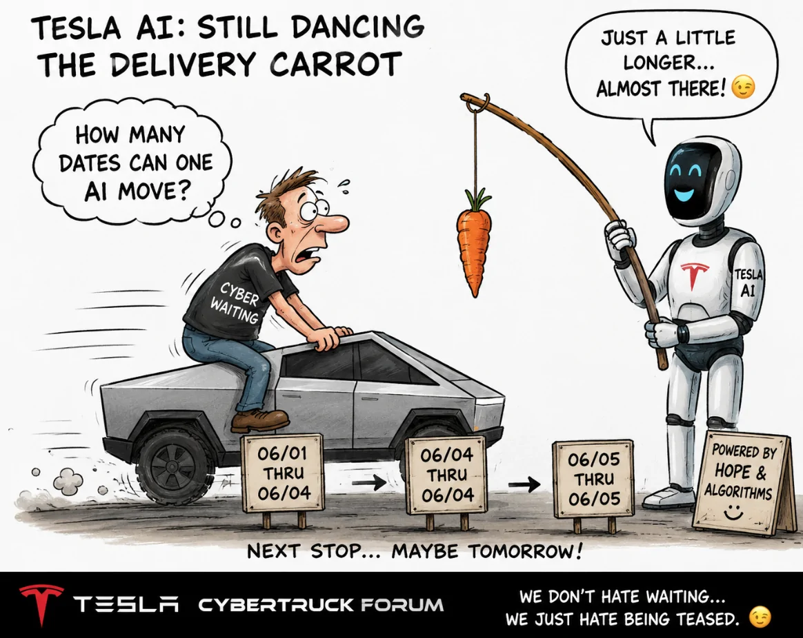 Tesla Cybertruck $59k Base Dual-Motor AWD Cybertruck Begin Delivery! 1780418935499-r