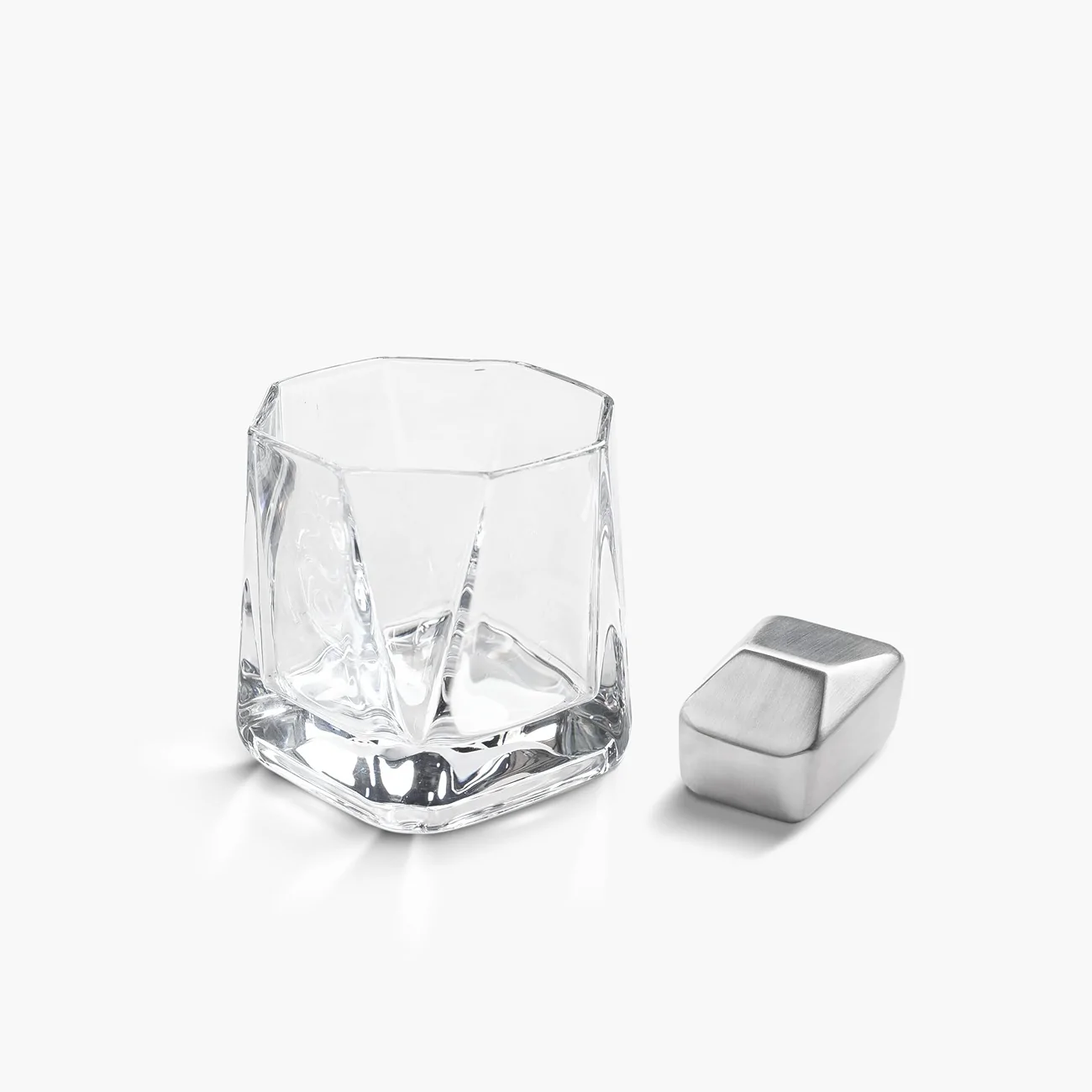 Tesla Cybertruck Stainless steel Cybertruck chilling stones (Tesla Glass and Chilling Stone Set) new in Tesla Store 2201959-00-A_3_2000