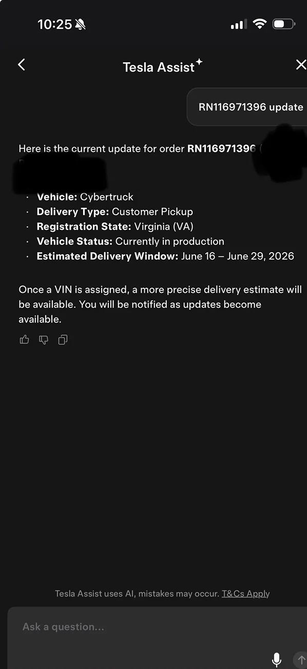 Tesla Cybertruck $59k Base Dual-Motor AWD Cybertruck Begin Delivery! IMG_2921