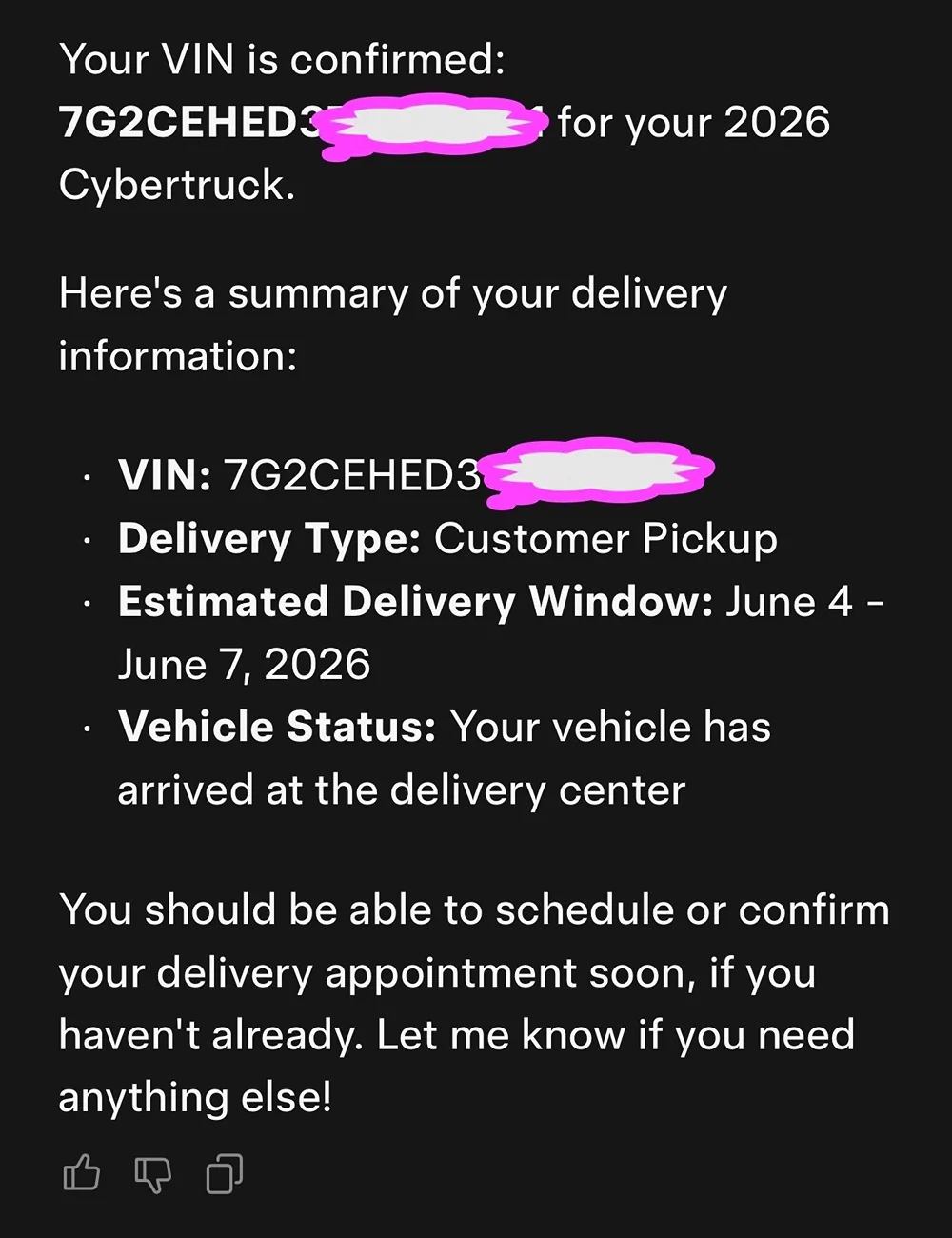 Tesla Cybertruck $59k Base Dual-Motor AWD Cybertruck Begin Delivery! IMG_4769