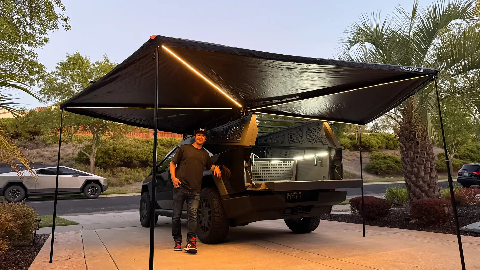 Tesla Cybertruck Installed OpenRoad 270 Degree awning, Getting ready for some camping! 1780636475723-b8