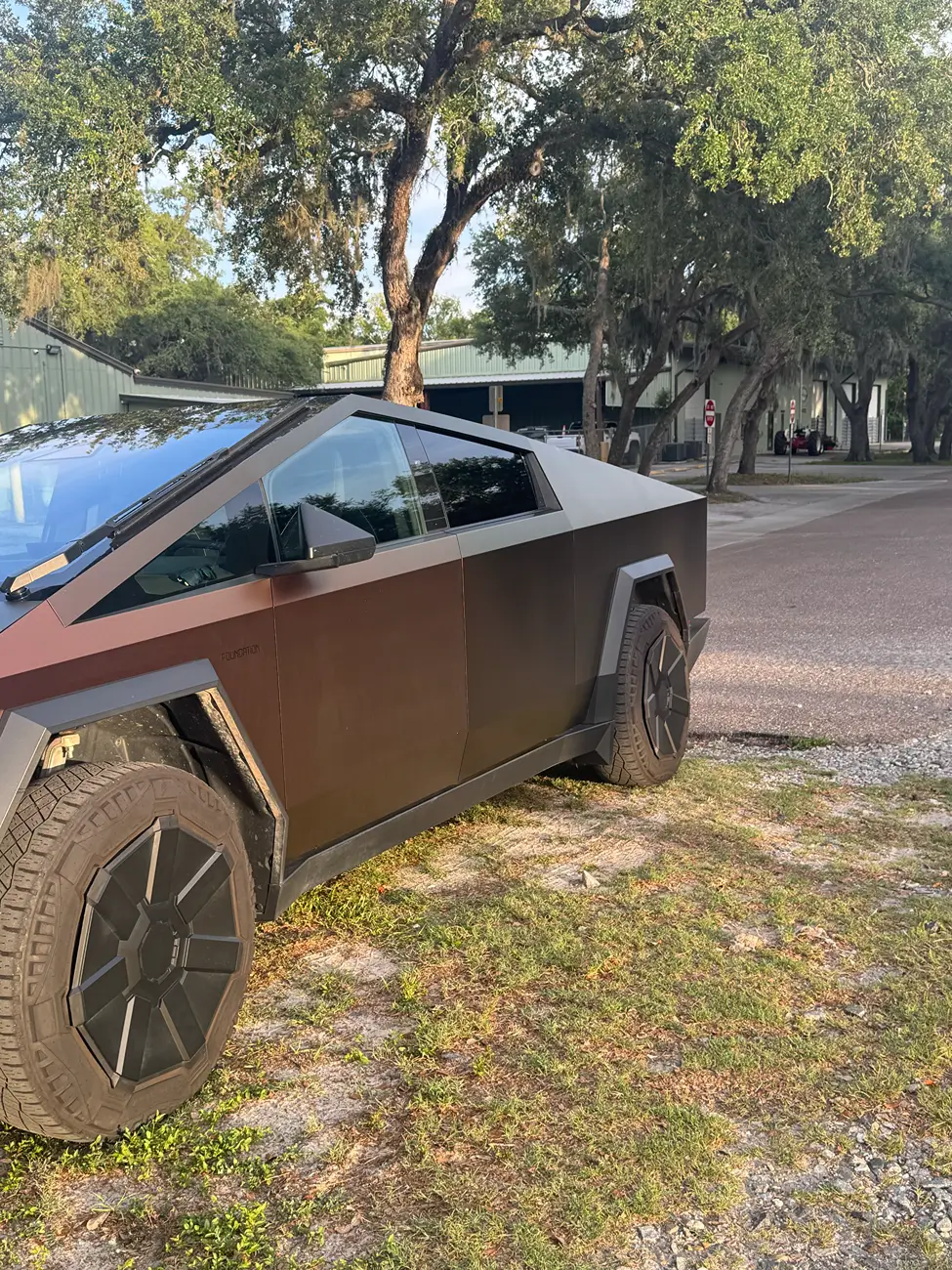 Tesla Cybertruck Failed Wrap. Need advise. 3M 2080 Satin Flip Volcanic Flare Vinyl Wrap tempImageAJjhpO
