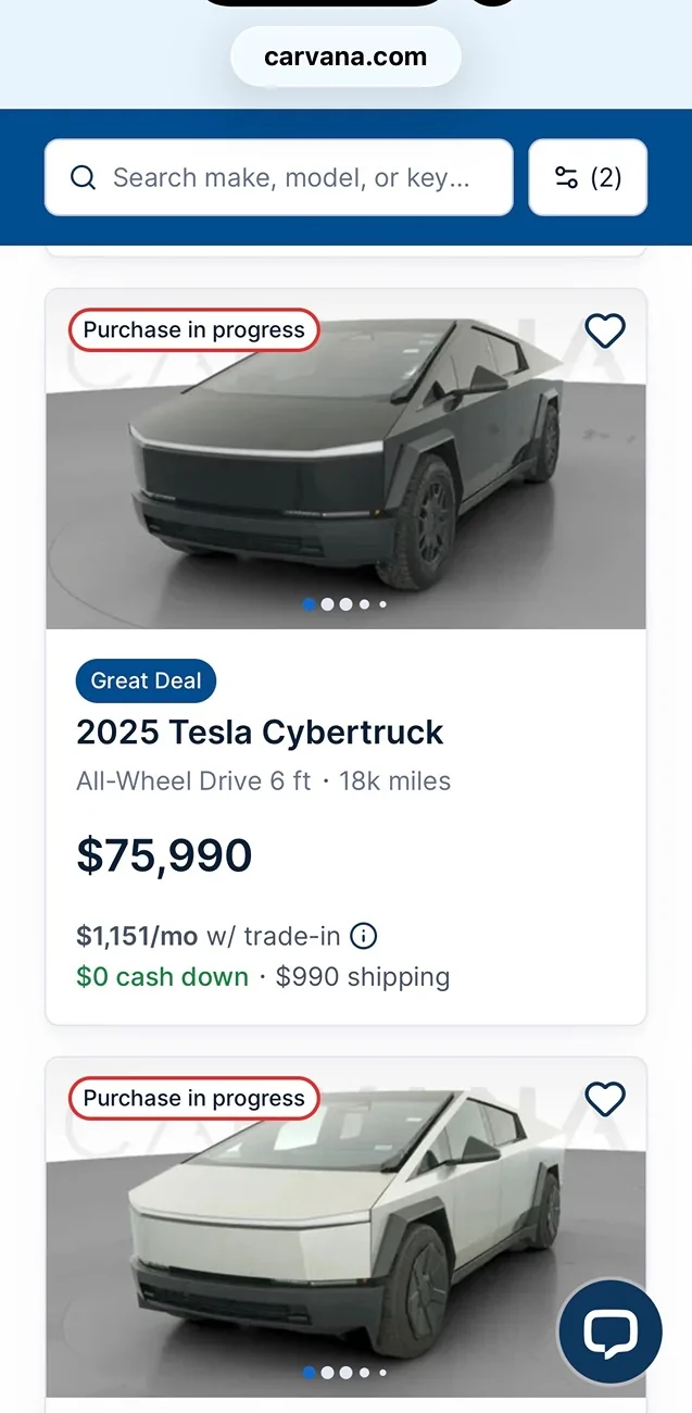 Tesla Cybertruck Pre-Owned Used Cybertrucks Now Available in Tesla Inventory IMG_4026