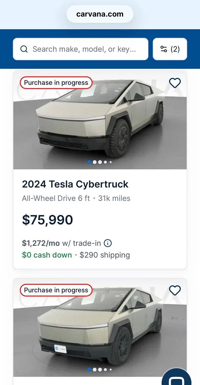 Tesla Cybertruck Pre-Owned Used Cybertrucks Now Available in Tesla Inventory IMG_4025