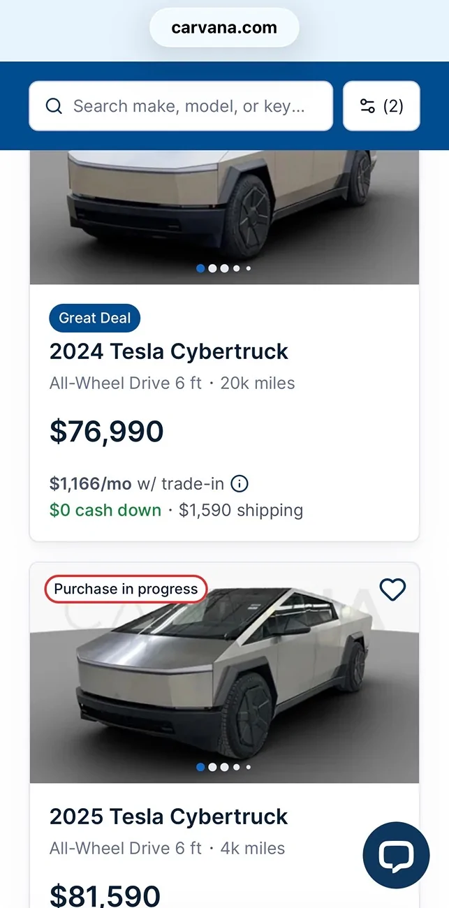 Tesla Cybertruck Pre-Owned Used Cybertrucks Now Available in Tesla Inventory IMG_4027