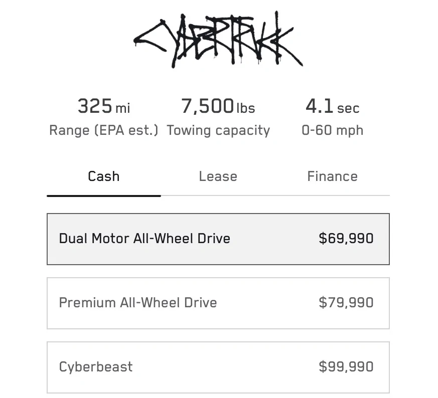 Tesla Cybertruck Will the CyberTruck be Discontinued ctpric