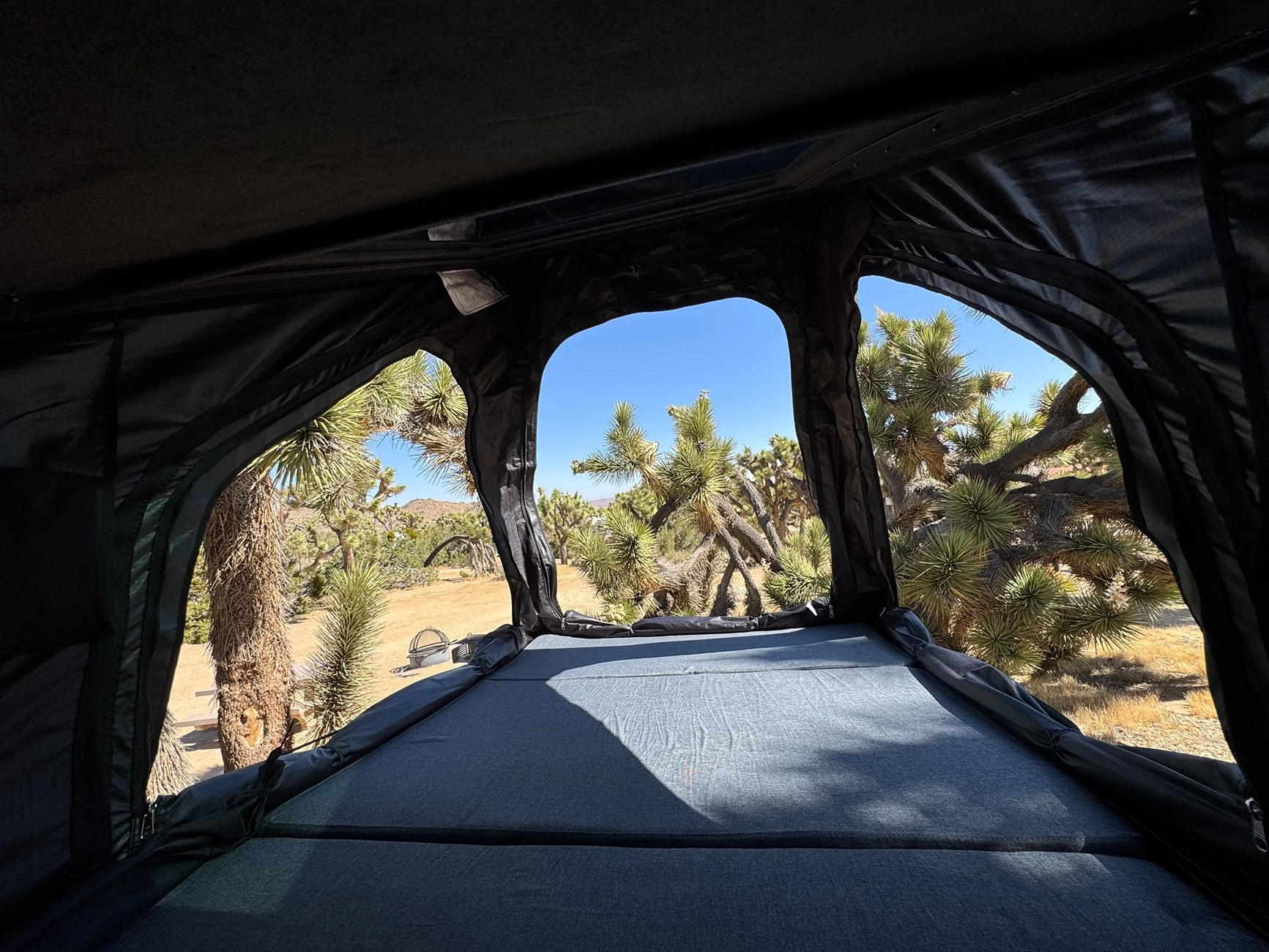 Tesla Cybertruck Joshua Tree Adventure with the Cybertruck – Overlanding Setup, CyberTent Mode, and LED-Lit Awning (Urander) IMG_7196