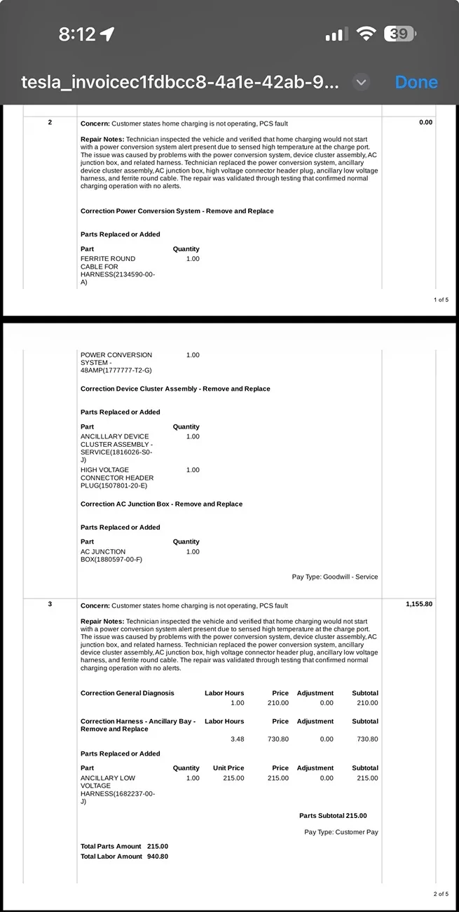 Tesla Cybertruck Power Conversion System Failure IMG_9766