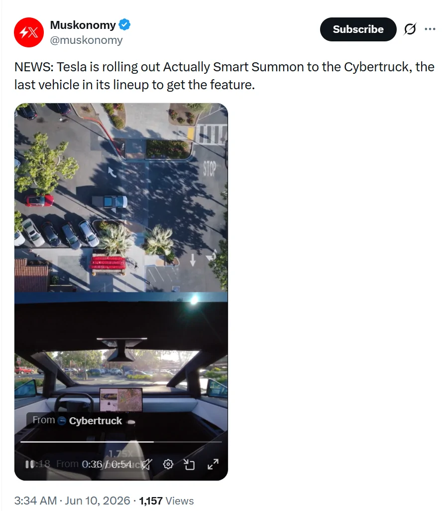 Tesla Cybertruck $59k Base Dual-Motor AWD Cybertruck Begin Delivery! 1781096302492-eu