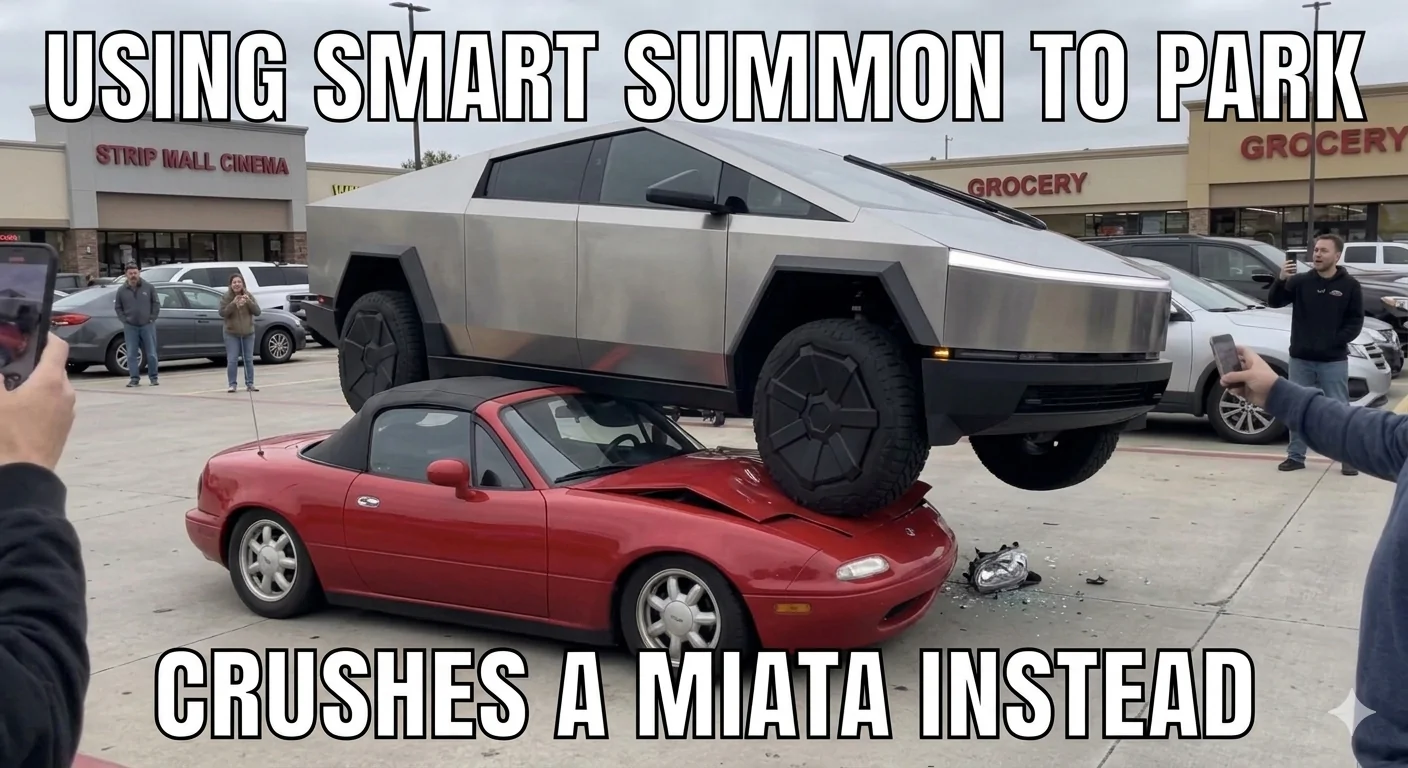 Tesla Cybertruck ASS coming soon - "Summon for Cybertruck rolling out shortly" image_f2cfc790