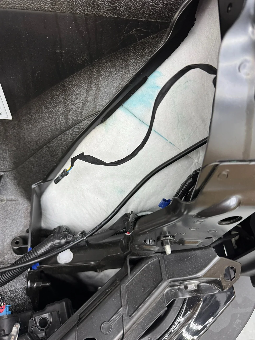 Tesla Cybertruck Washer Fluid Drainage to Underneath the Frunk Area IMG_4352