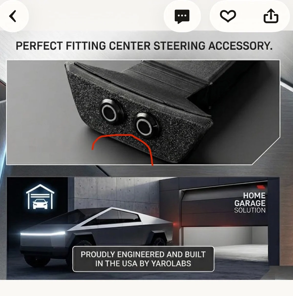 Tesla Cybertruck MyQ is terrible, does no one have the guts to tell Elon IMG_3745