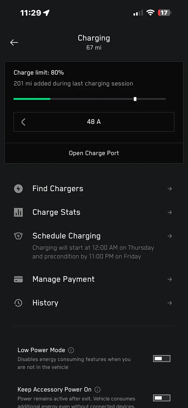 Tesla Cybertruck Cyberbeast charging amperage changed to 48 amps IMG_4301
