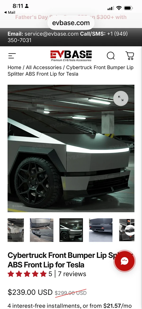 Tesla Cybertruck EVBASE Rear Diffuser for Cybertruck Owners: Installation, Fixes & Long Term Review IMG_3244