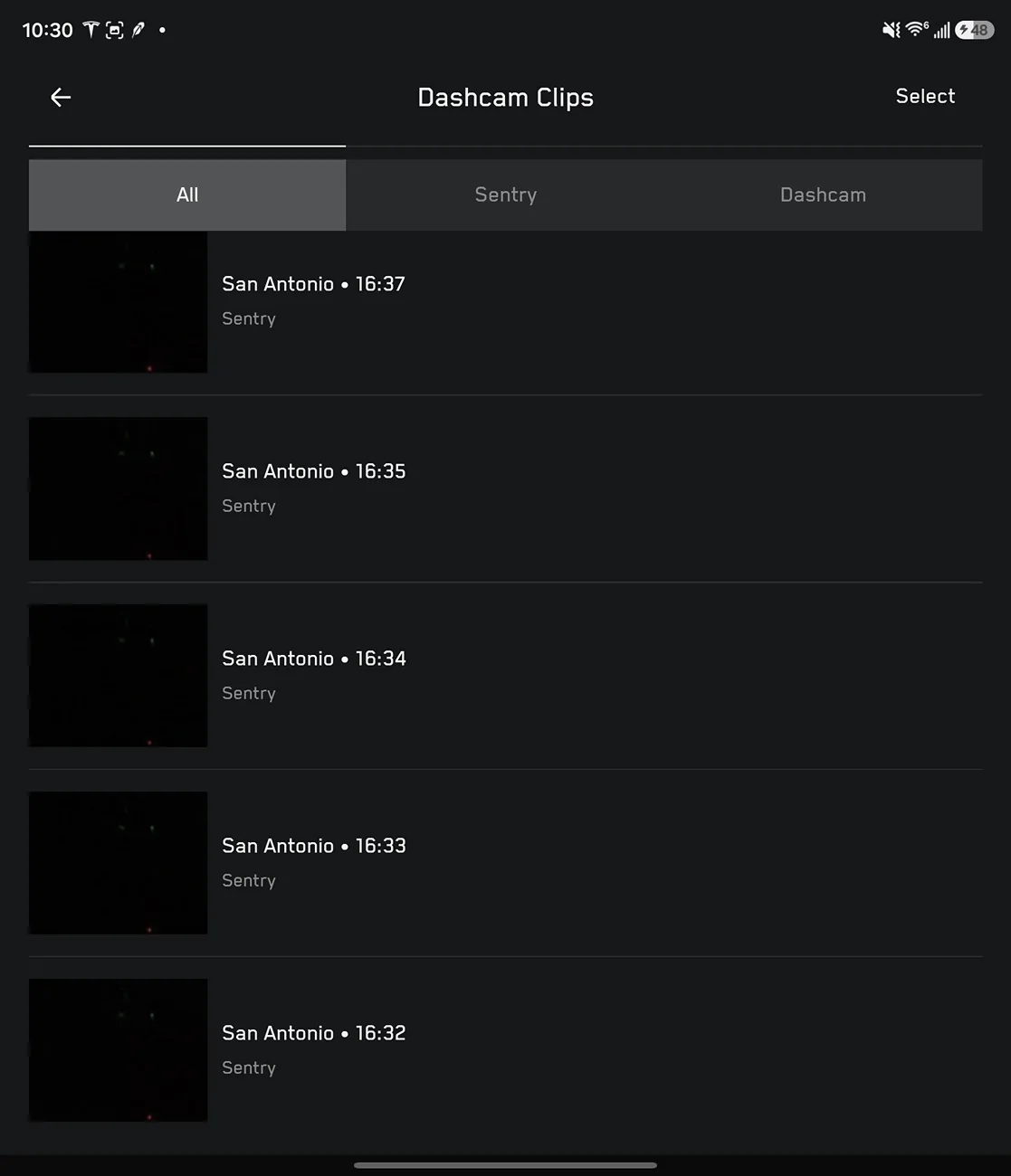 Tesla Cybertruck Sentry mode issue? Coming on randomly parked in driveway Screenshot_20260615_103028_Tesla
