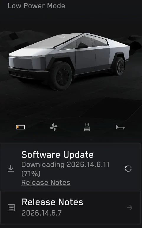 Tesla Cybertruck Summon (ASS) now rolling out with FSD Supervised v14.3.4 for Cybertruck! -- videos added CTsoftwareupdatejpg