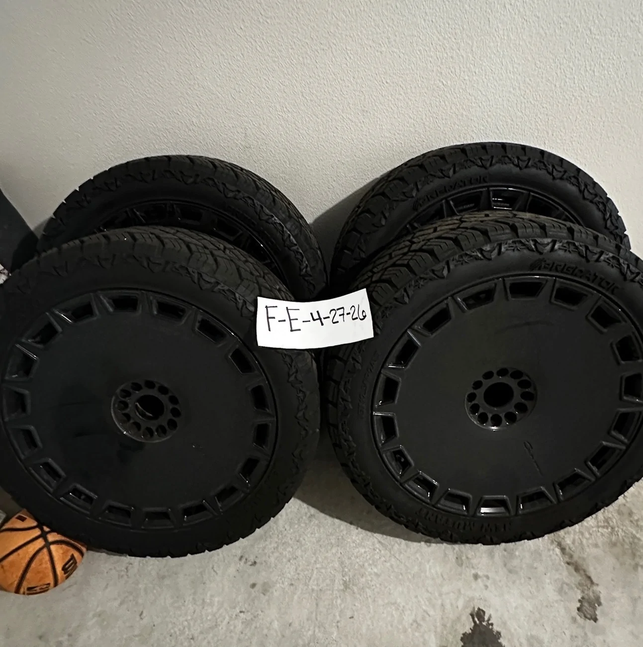 Tesla Cybertruck FS: 24” Giovanna w/ 35x12.5R24 Predators AT Wheels & Tires IMG_1423