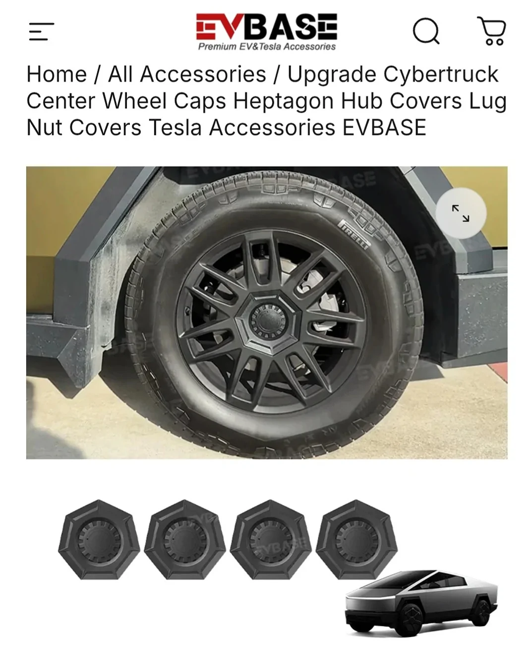 Tesla Cybertruck Am i doing this wrong or are these wheel covers not supposed to fit? Screenshot_20260618_232526_DuckDuckGo