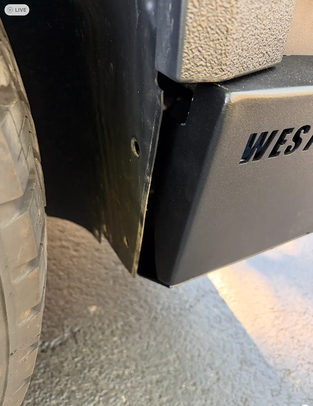 Tesla Cybertruck Tesla Cybertruck Westin Pro rear bumper install Screenshot 2026-06-20 at 7.46.40 PM