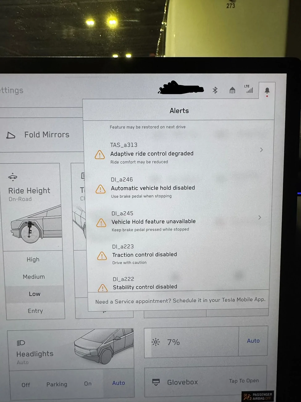 Tesla Cybertruck Been having this issue any one else …….? IMG_5679
