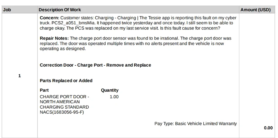 Tesla Cybertruck PCS2_a051 warning came up after PCS replacement 1782154709082-sk