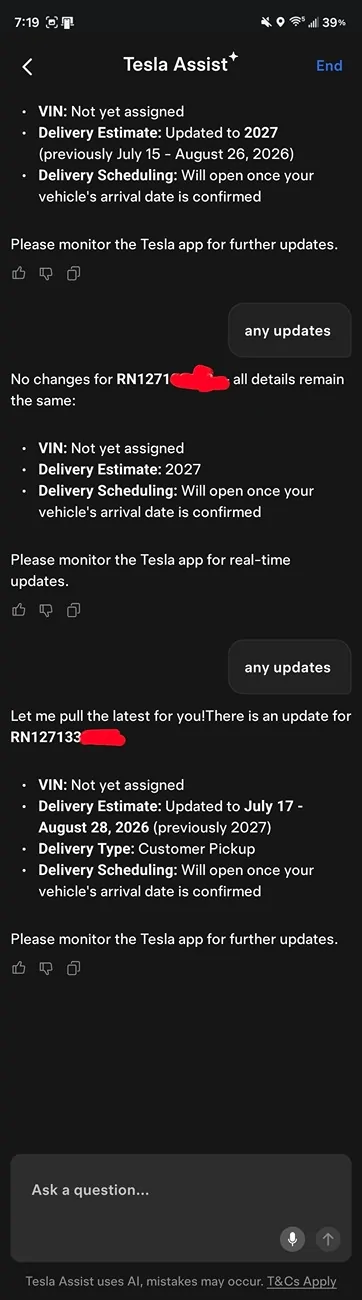 Tesla Cybertruck $59k Base Dual-Motor AWD Cybertruck Begin Delivery! Screenshot_20260622_191955_Tesla