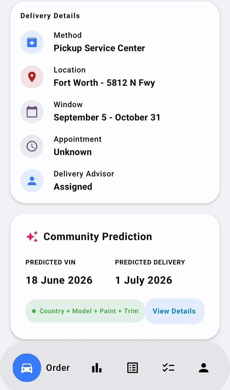 Tesla Cybertruck $59k Base Dual-Motor AWD Cybertruck Begin Delivery! Screenshot_20260623_221812_Delivery Status