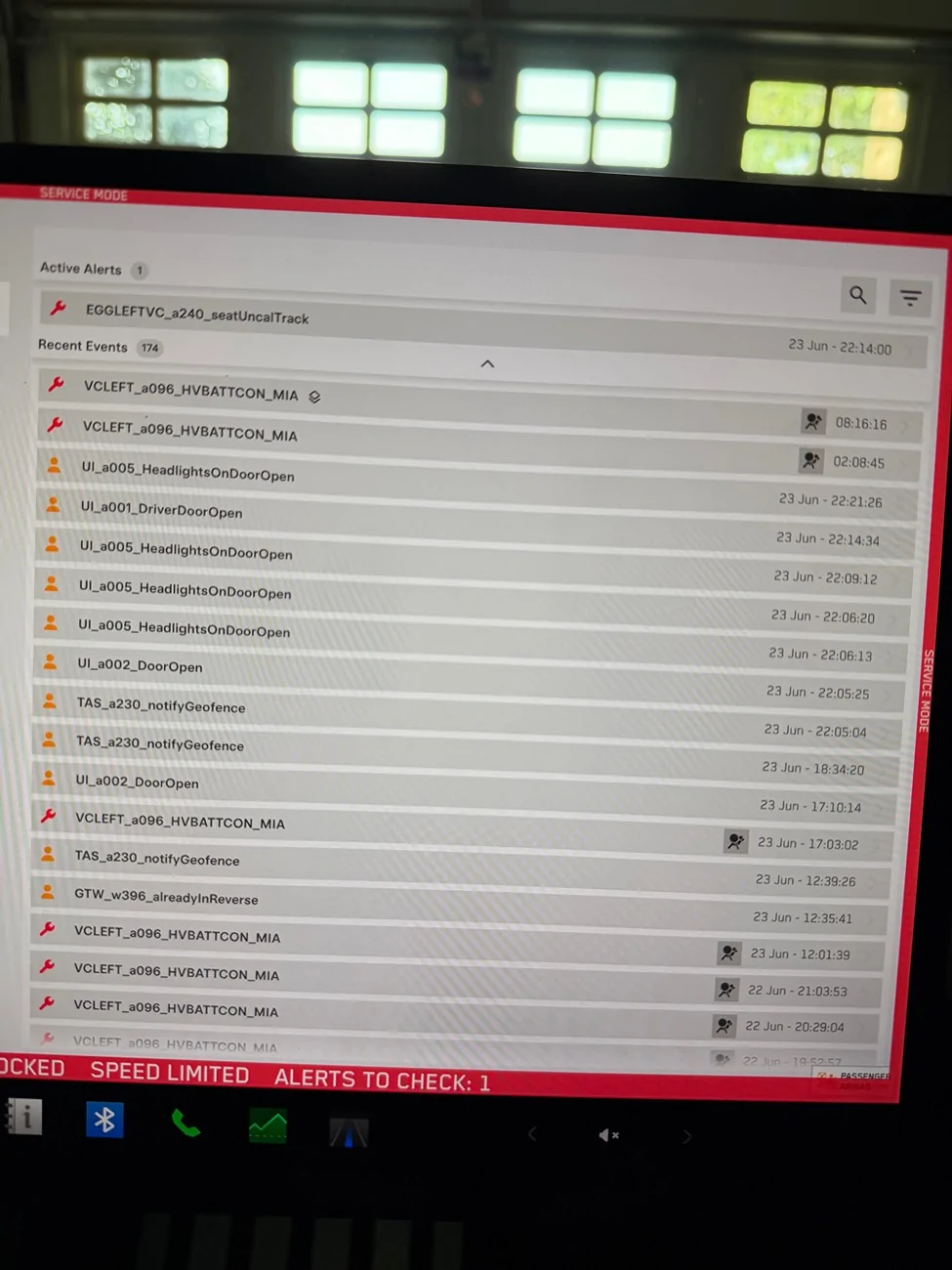 Tesla Cybertruck DRL failure after PCS replacement IMG_8666