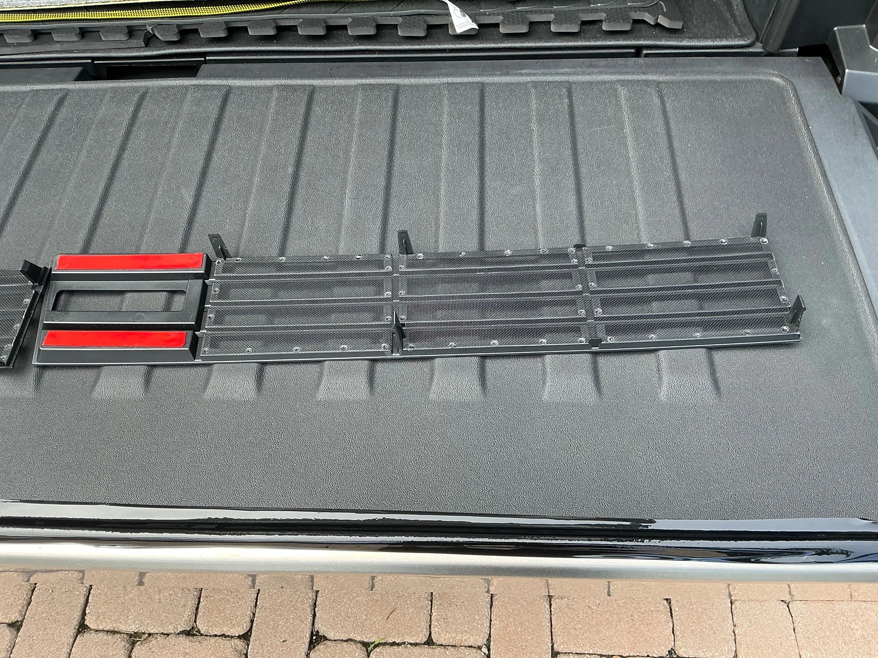 Tesla Cybertruck No-Drill Lower Bumper Grille insect/debris Cover Insert IMG_2820