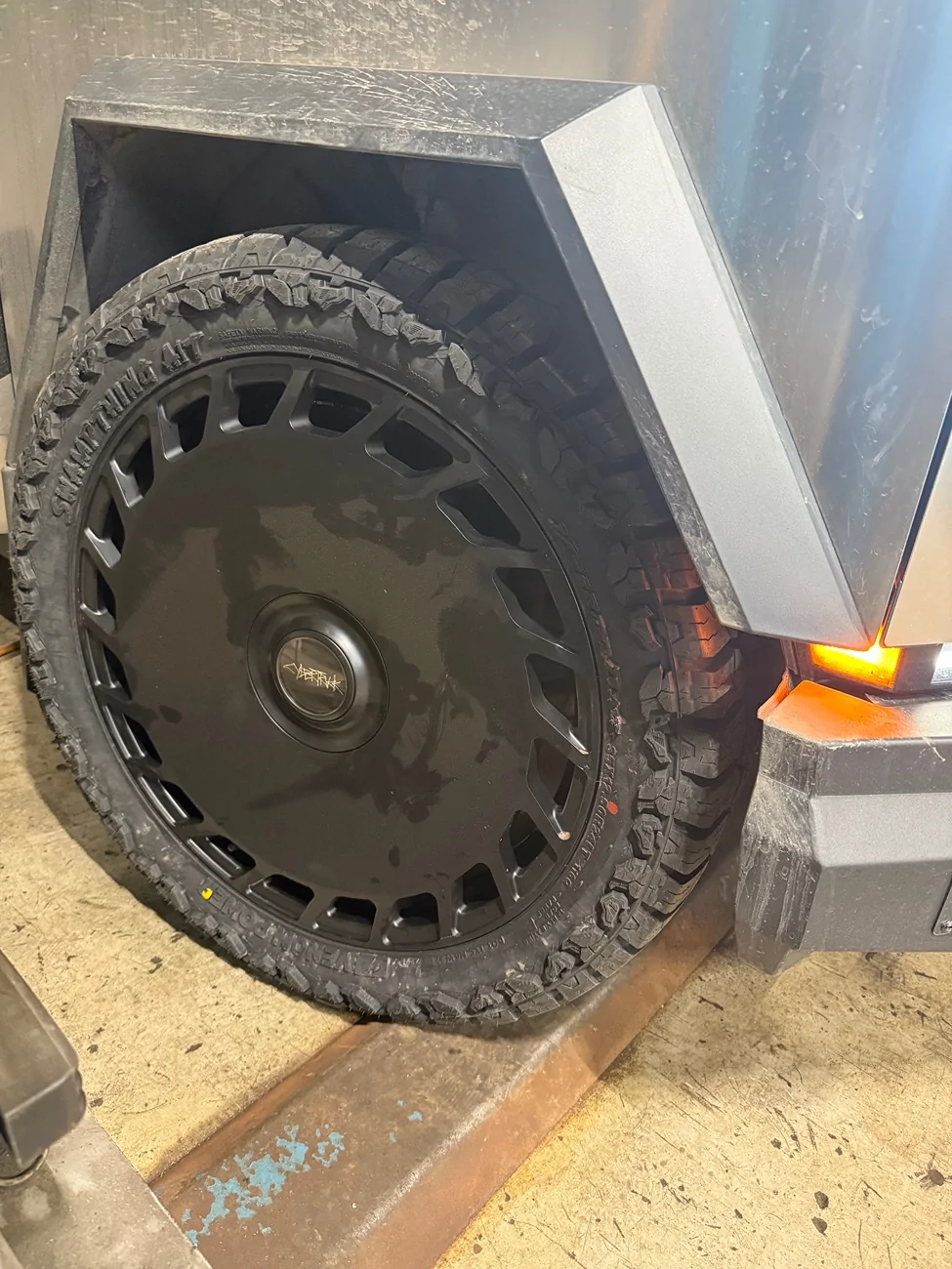 Tesla Cybertruck New tires: VENOM AT 35/12.5/24 will make my truck even better. Now I'm ready to go anywhere. IMG_8866
