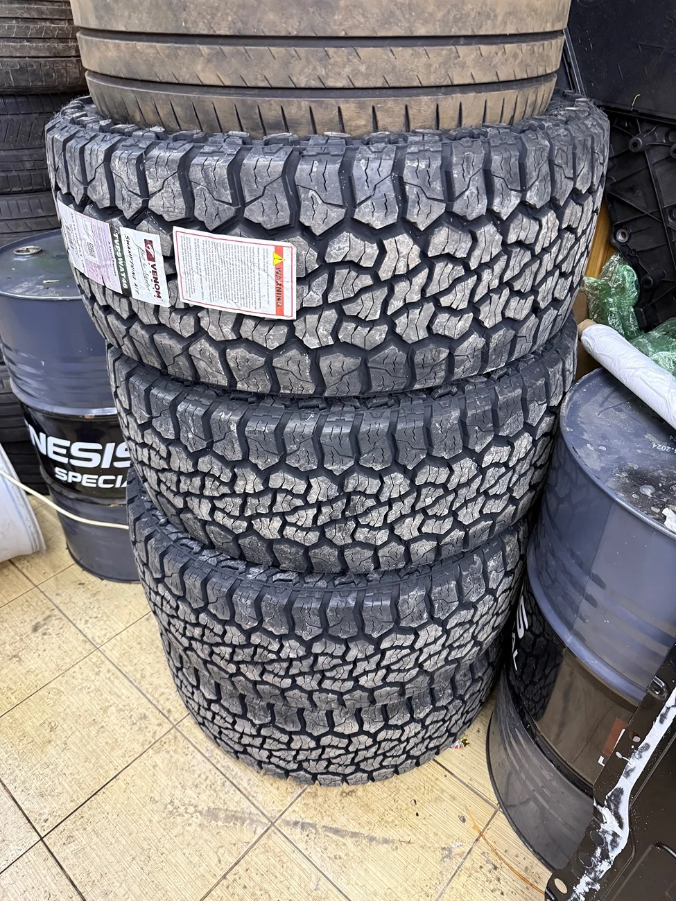 Tesla Cybertruck New tires: VENOM AT 35/12.5/24 will make my truck even better. Now I'm ready to go anywhere. IMG_7923