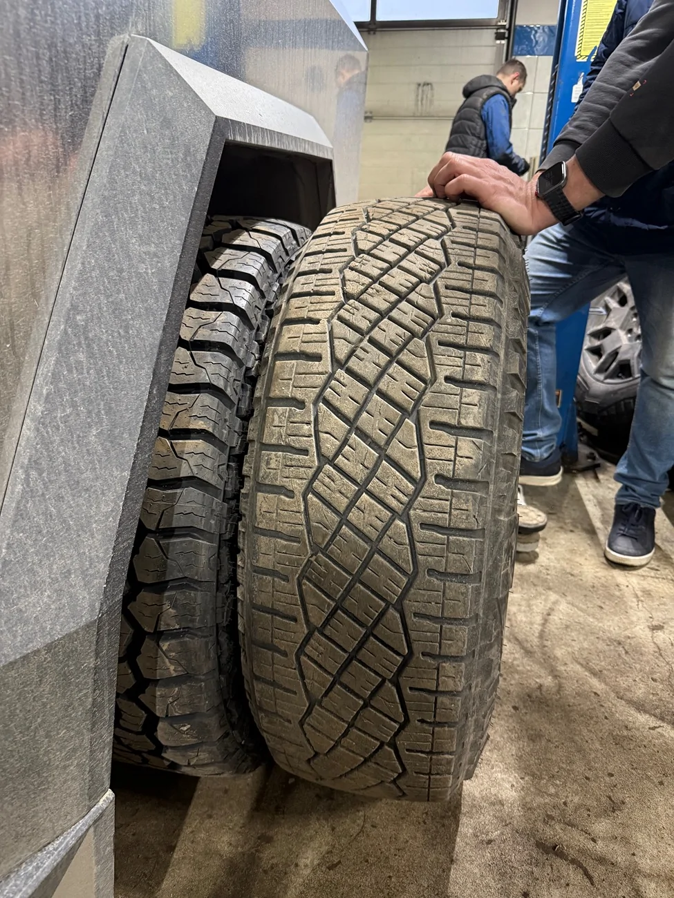 Tesla Cybertruck New tires: VENOM AT 35/12.5/24 will make my truck even better. Now I'm ready to go anywhere. IMG_8853