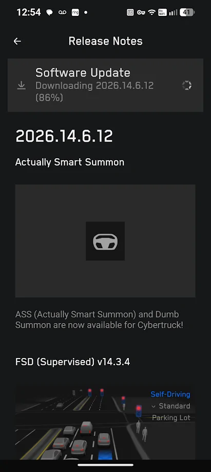 Tesla Cybertruck 2026.14.6.12  Software Update 1782841732014-z