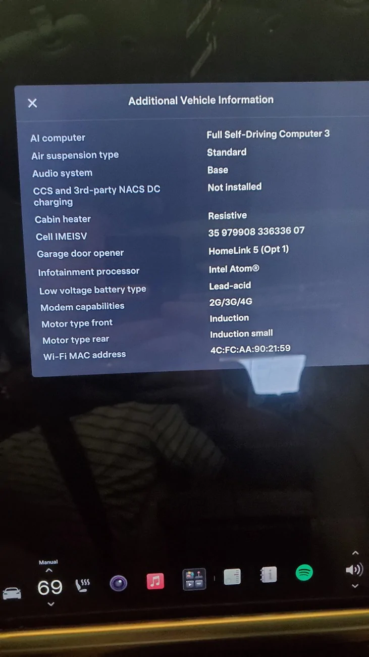 Tesla Cybertruck Does this Model S i'm looking at have paid for FSD? 20260630_184828