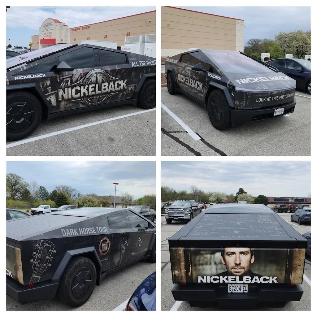 Tesla Cybertruck Cool Wrap (Def Leppard) IMG_3935