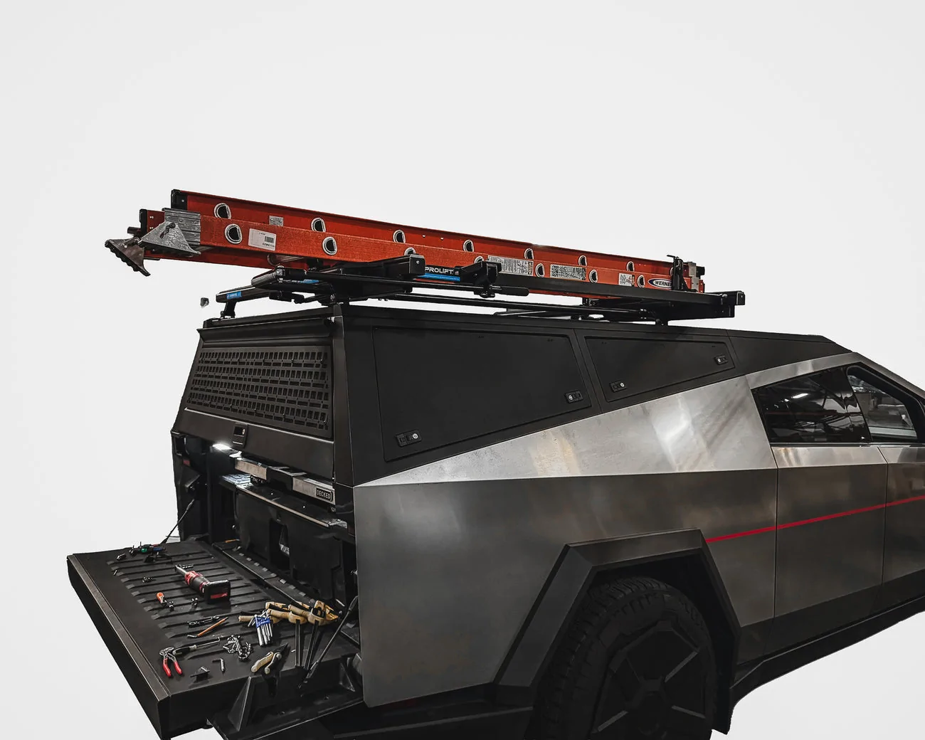 Tesla Cybertruck Urander Bed Cap Ideas & Setups IMG_1974