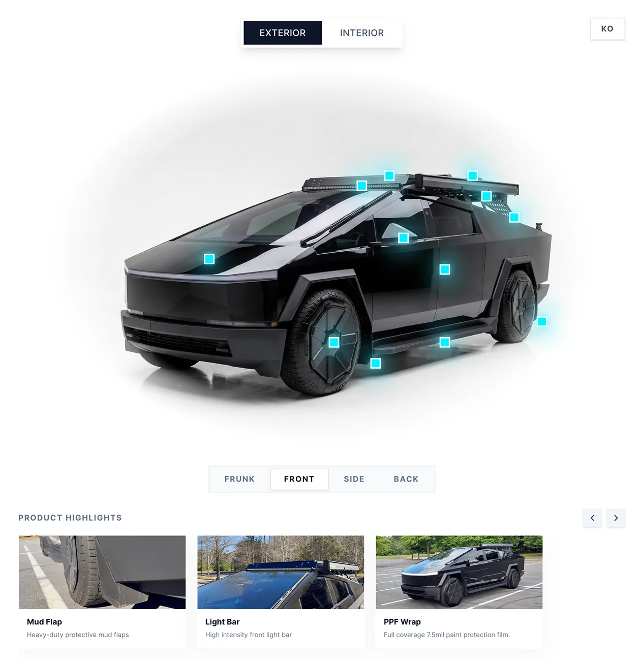 Tesla Cybertruck Made a website of the accessories I've bought/tested — sharing in case it helps Screenshot 2026-07-05 at 8.52.00 PM
