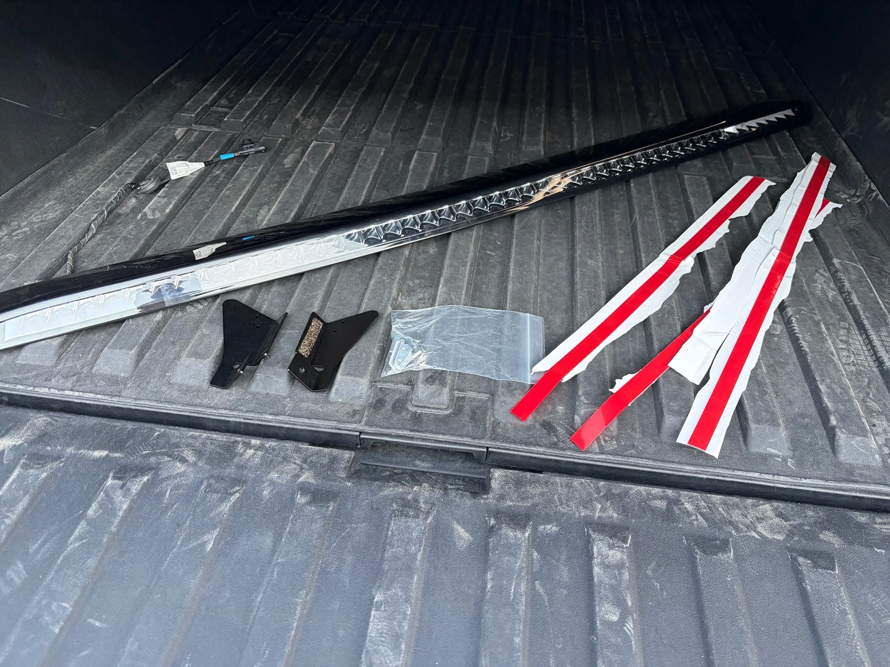 Tesla Cybertruck Best way to glue on a used OEM Beast bar IMG_2158