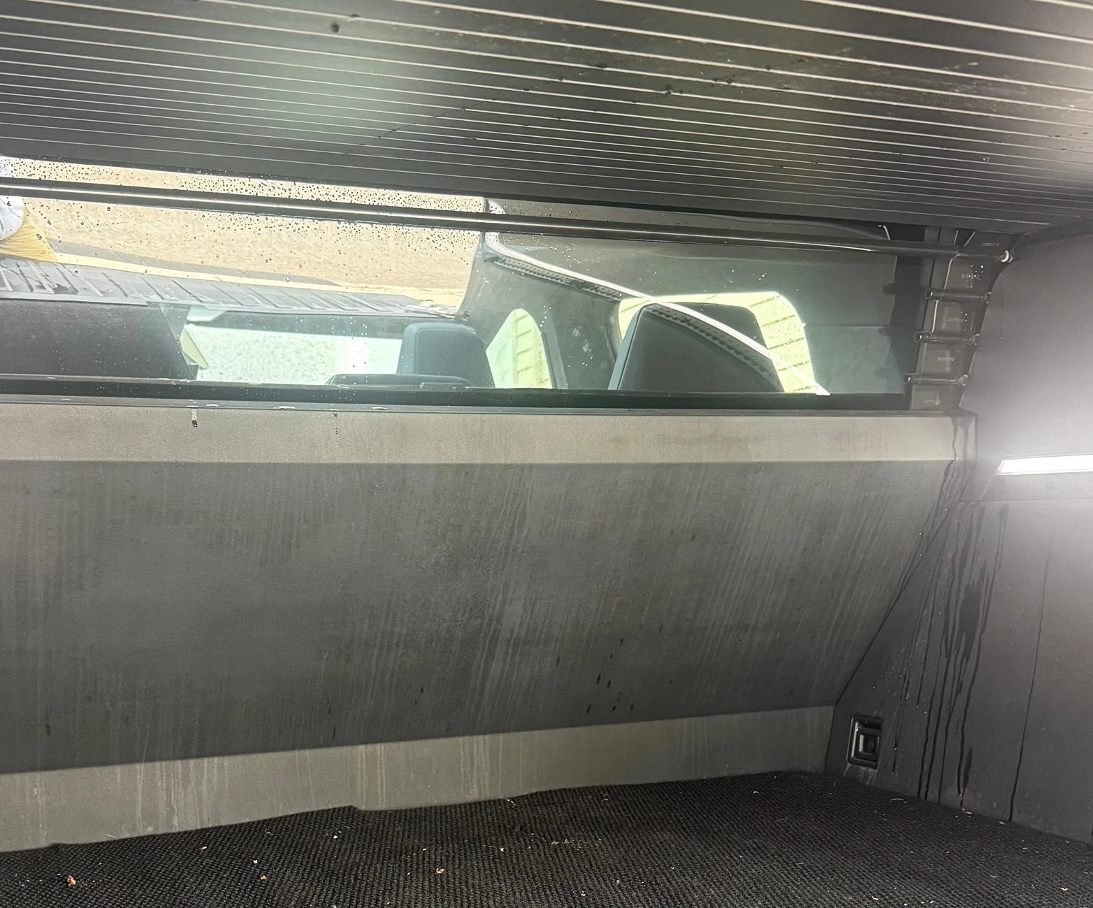 Tesla Cybertruck Official Fix: Tonneau Leak Foam Seal IMG_6720