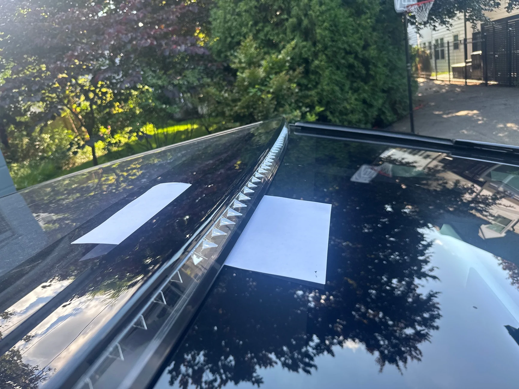 Tesla Cybertruck Wind noise with new OEM lightbar install imag