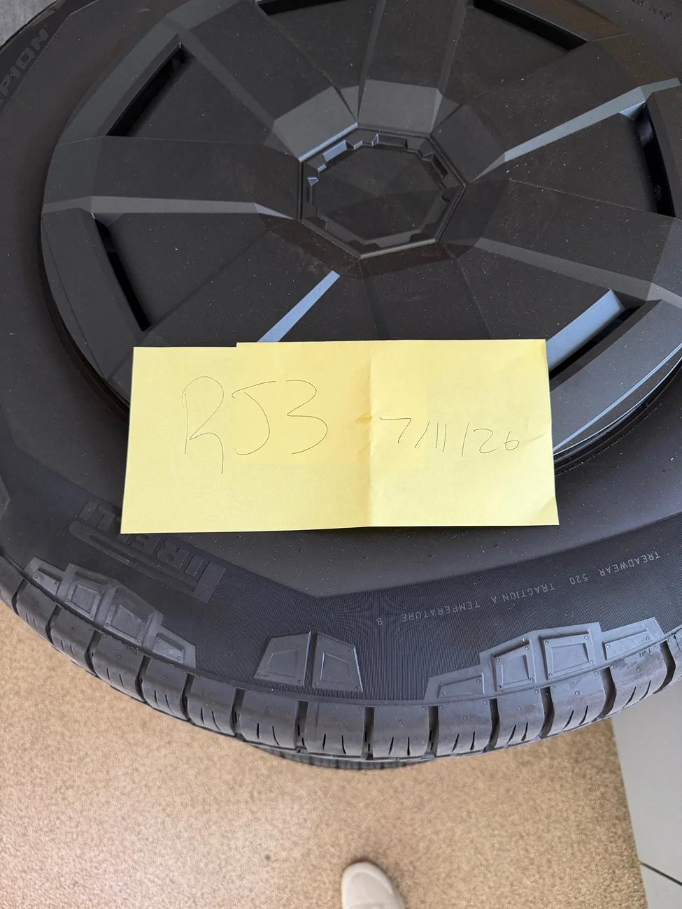 Tesla Cybertruck 4x Core Wheels (7k miles) w/ OEM Tires - $1500 IMG_2787