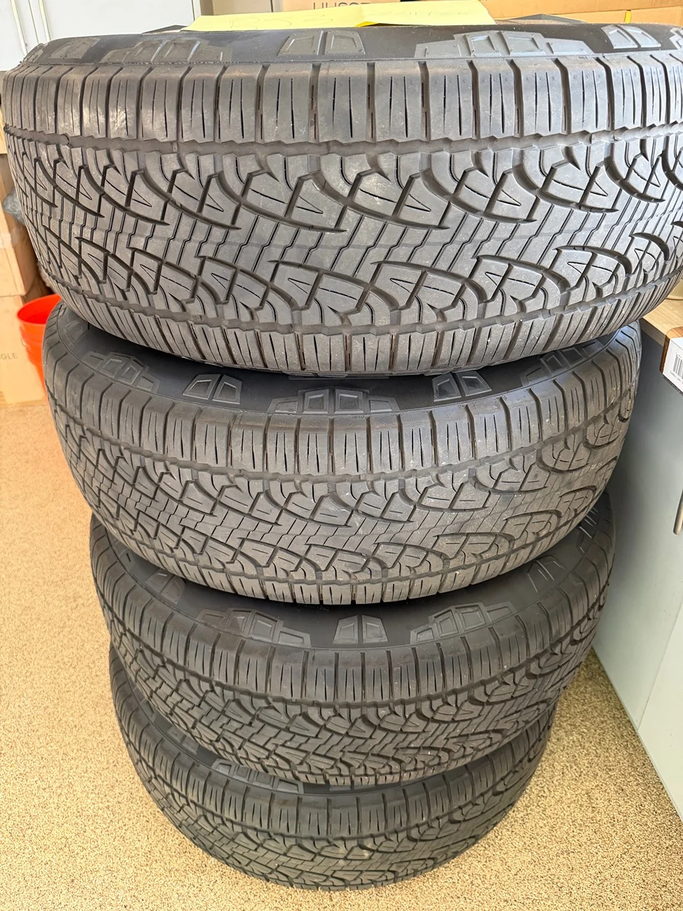 Tesla Cybertruck 4x Core Wheels (7k miles) w/ OEM Tires - $1500 IMG_2788