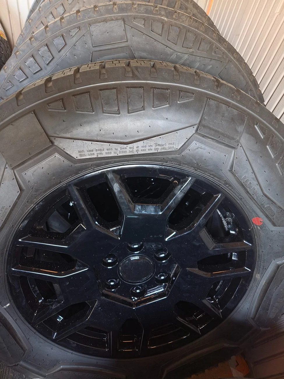 Tesla Cybertruck For sale $1850 Set Of (4) Tesla Cybertruck Tires 285/65R20 Goodyear Wrangler Territory 10.5-11 ( almost new 98%) Free shipping 20260704_072710
