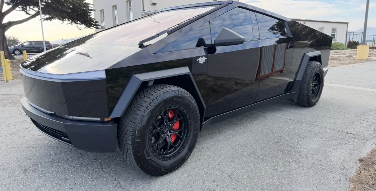 Tesla Cybertruck For Sale 20” Weld Forged wheels and 35” tires for sale IMG_7016