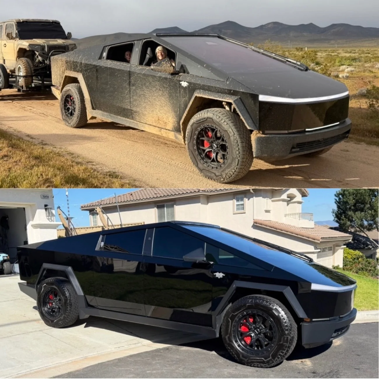 Tesla Cybertruck For Sale 20” Weld Forged wheels and 35” tires for sale IMG_7013