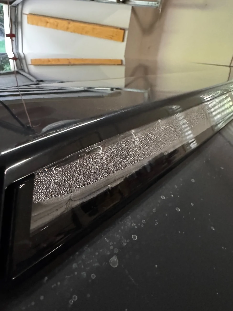 Tesla Cybertruck Light bar condensation IMG_2188