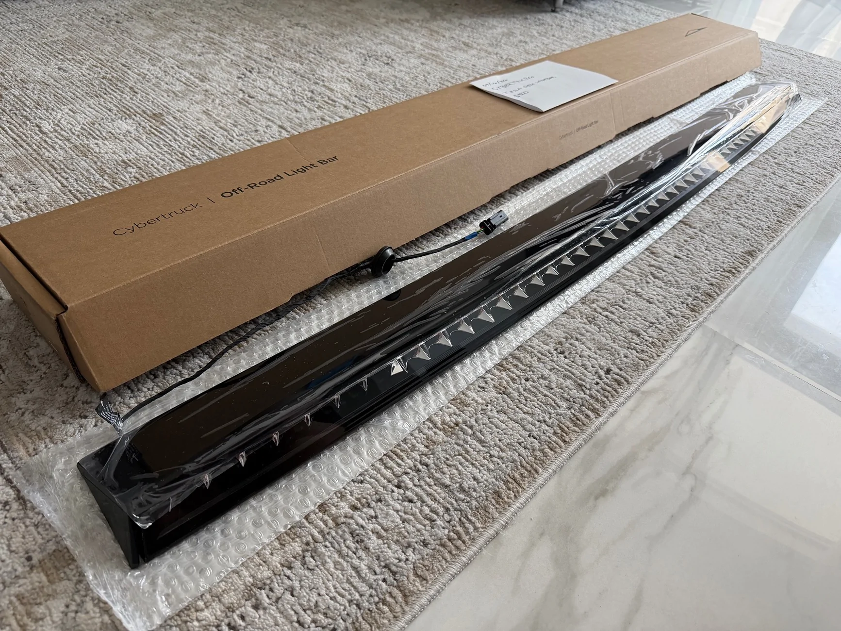 Tesla Cybertruck Tesla OEM Off-Road Light Bar for Cybertruck PN:1937354-30-A IMG_5737