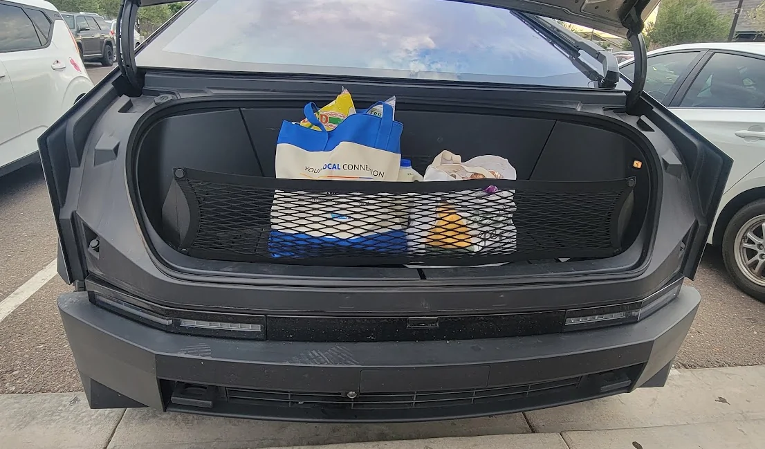 Tesla Cybertruck 3D Print - Frunk loose bag containment fence 1784320767011-sh