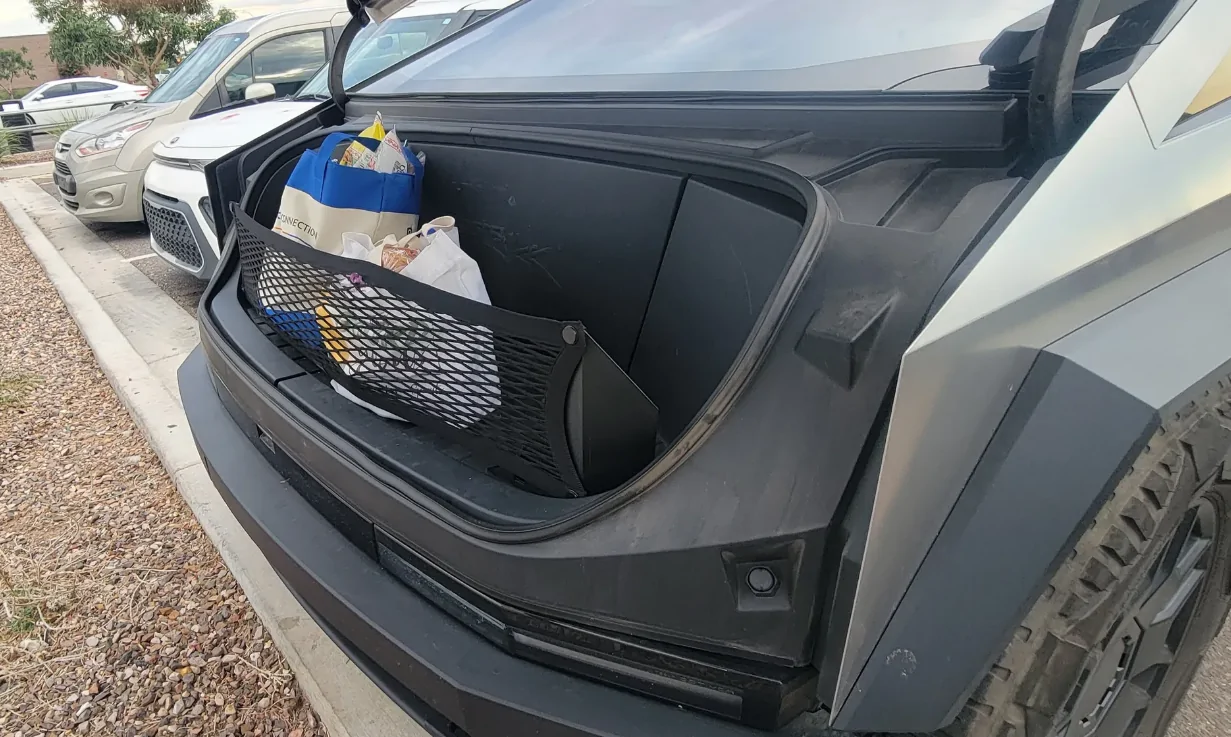 Tesla Cybertruck 3D Print - Frunk loose bag containment fence 1784320804637-pr
