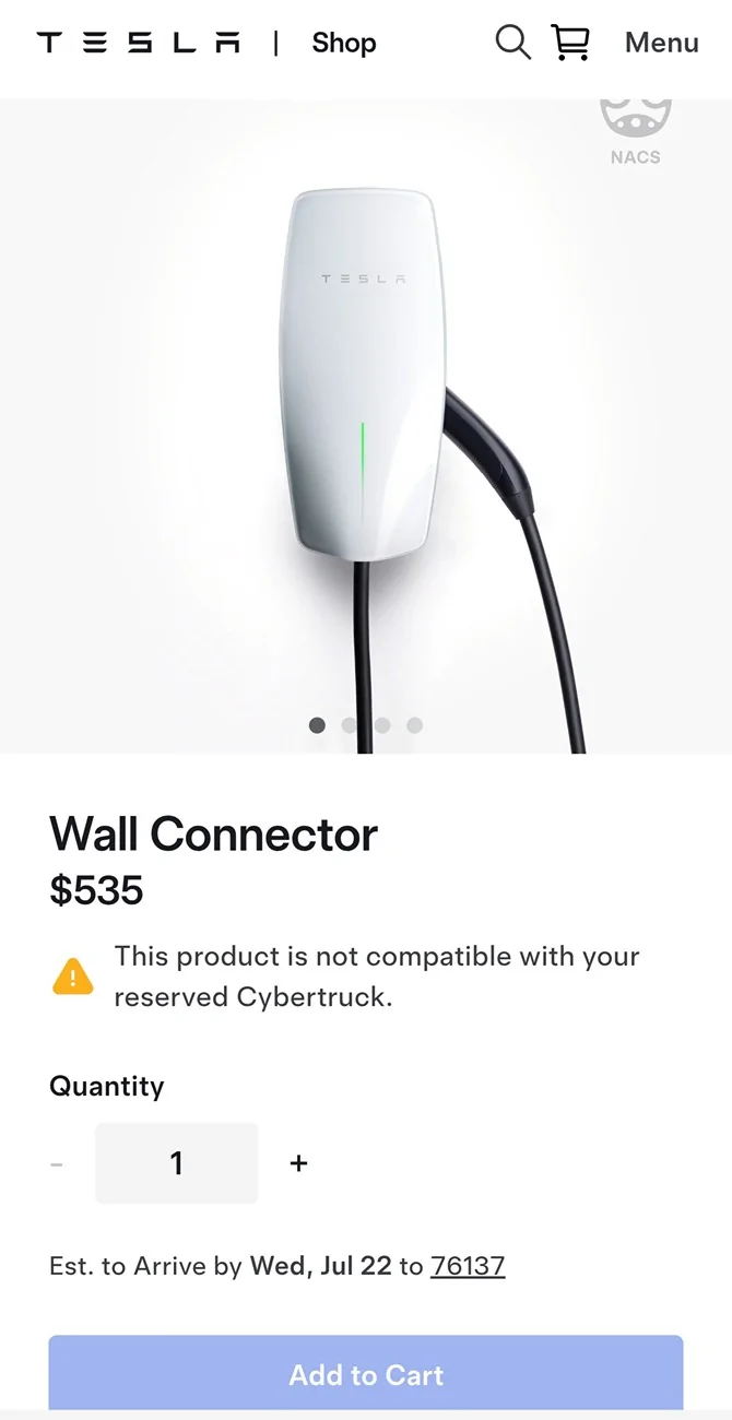 Tesla Cybertruck $59k Base Dual-Motor AWD Cybertruck Begin Delivery! Screenshot_20260717_191102_Samsung Browser